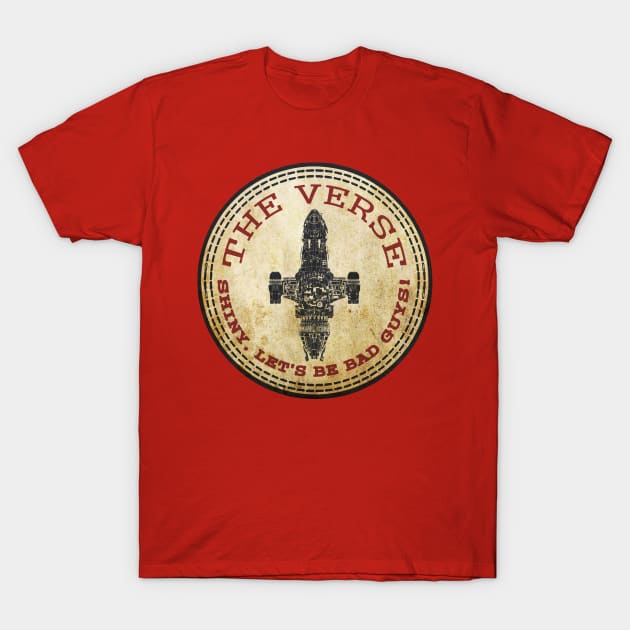 SHINY, LET'S BE BAD GUYS! T-Shirt by KARMADESIGNER T-SHIRT SHOP